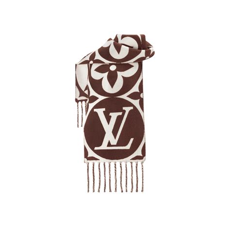 lv scarf hrailed|LV Medallion Scarf S00 .